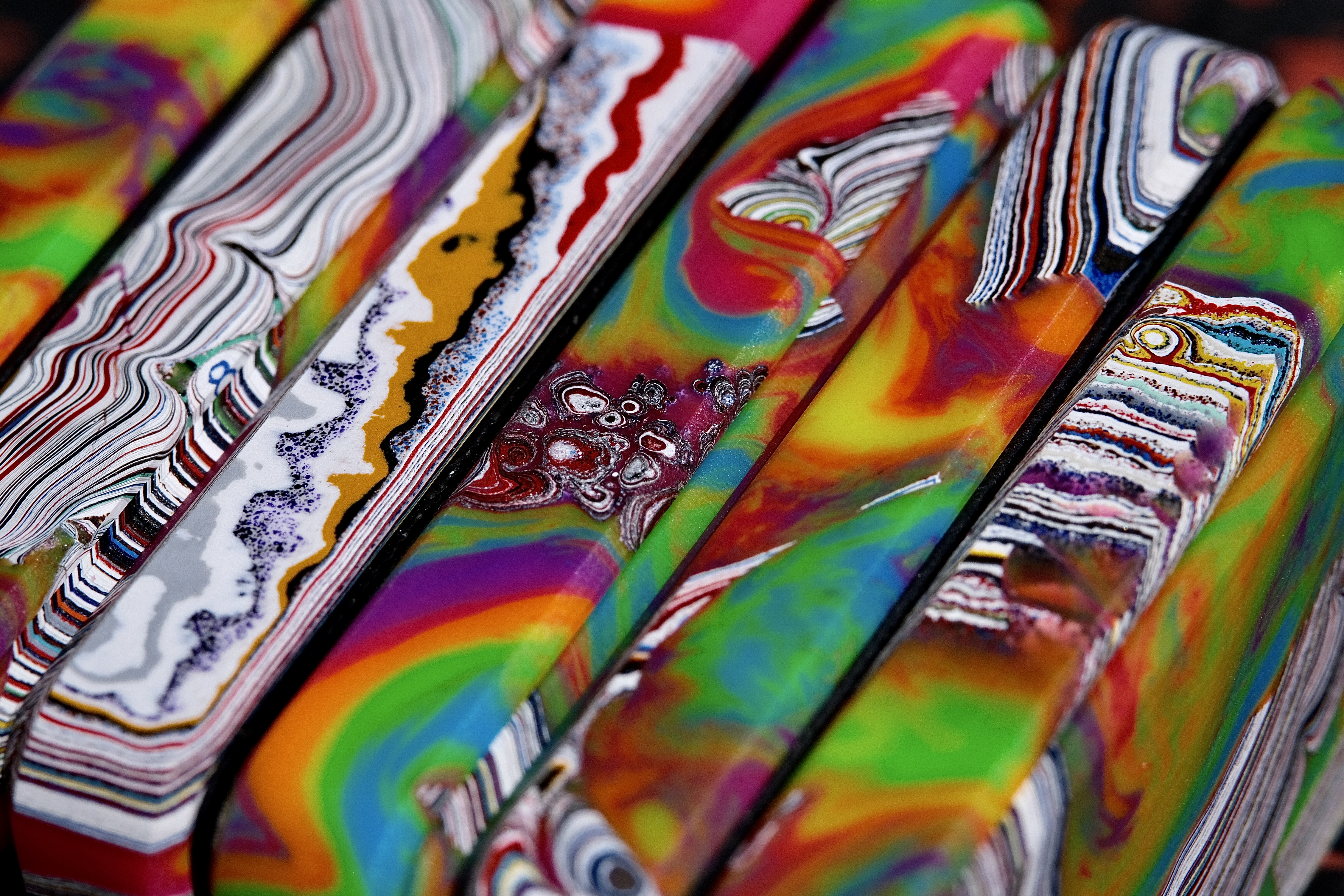 Fordite Delight ICS - Multiple angles